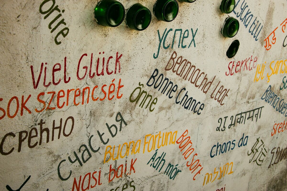 Multilingual signage